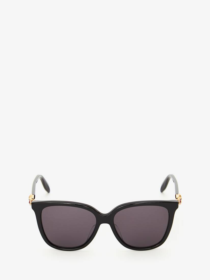 Gafas De Sol Alexander McQueen Skull Droplets Acetate Mujer - Negros - Mexico 870-LIBZTF